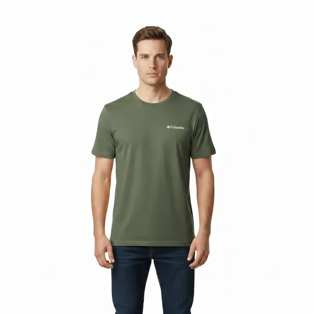 Columbia Men's Backpack Graphic T-Shirt - Olive Green, photo 2