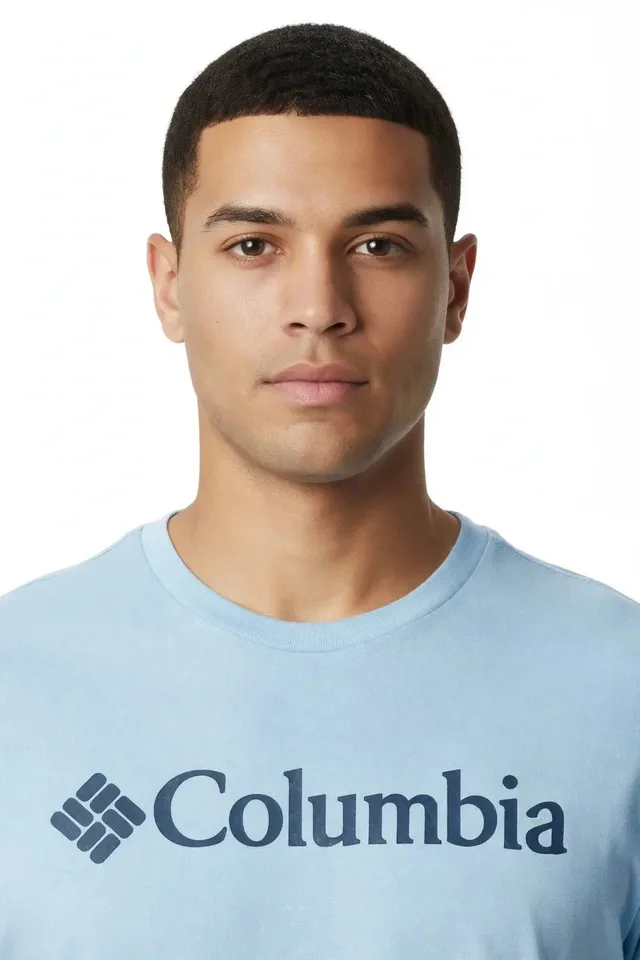 Columbia Men's Logo T-Shirt - Light Blue, photo 2