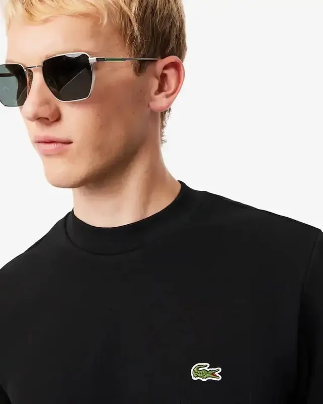 Lacoste Men's Crewneck Sweatshirt - Black, photo 2