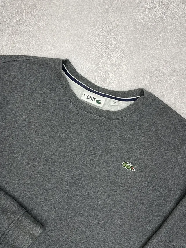 Lacoste Men's Crewneck Sweatshirt - Charcoal Grey, photo 2