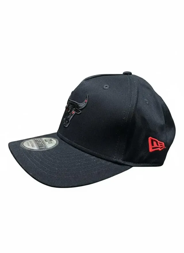 New Era Chicago Bulls 9FORTY A-Frame CAP (JET BLACK), photo 4