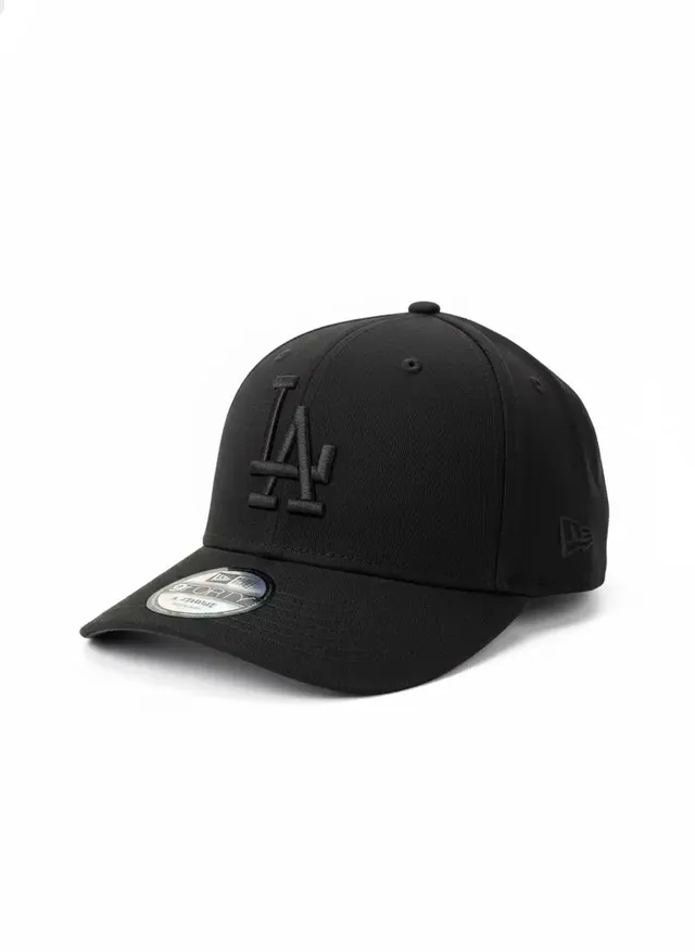 New Era 9FORTY A-Frame LA Dodgers Adjustable Cap - Black, photo 2