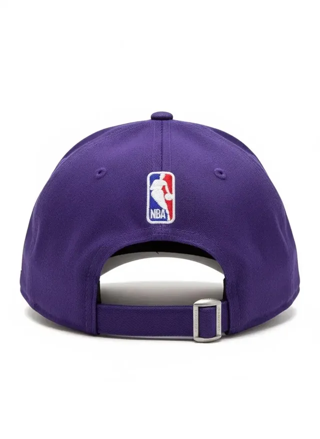 New Era 9FORTY A-Frame Los Angeles Lakers Wordmark Logo Adjustable Cap - Purple, photo 4