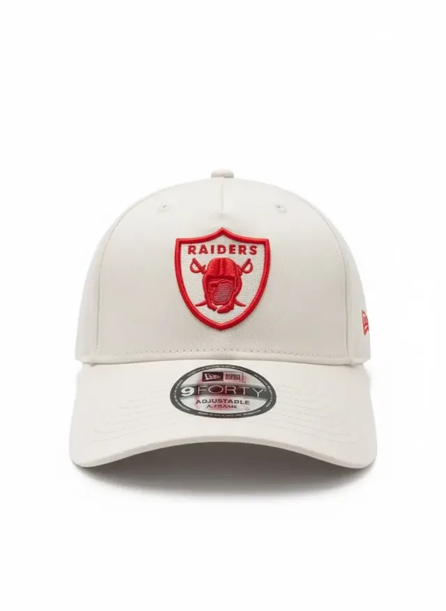 New Era 9FORTY A-Frame Las Vegas Raiders Adjustable Cap - Beige, photo 2