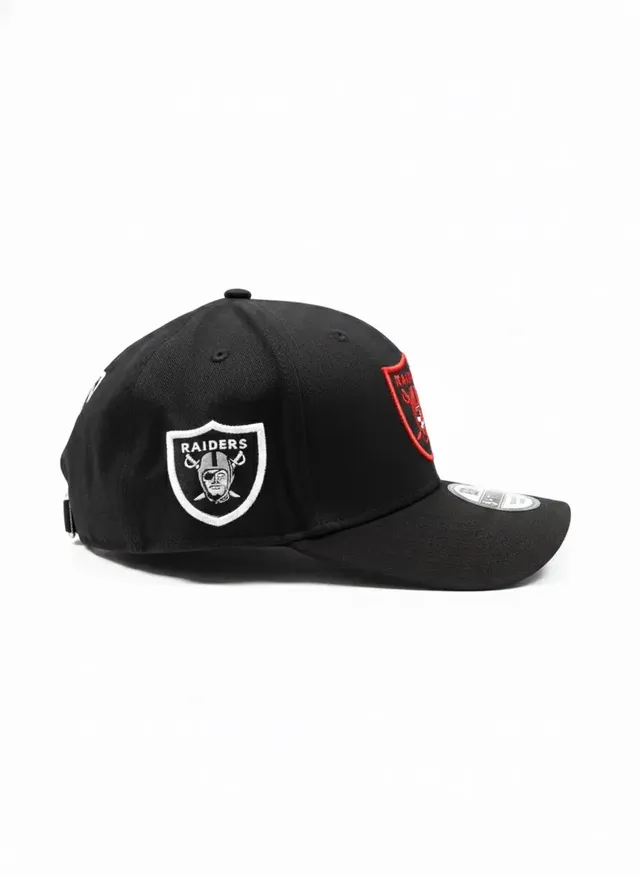 New Era 9FORTY A-Frame Las Vegas Raiders Adjustable Cap - Jet Black, photo 2