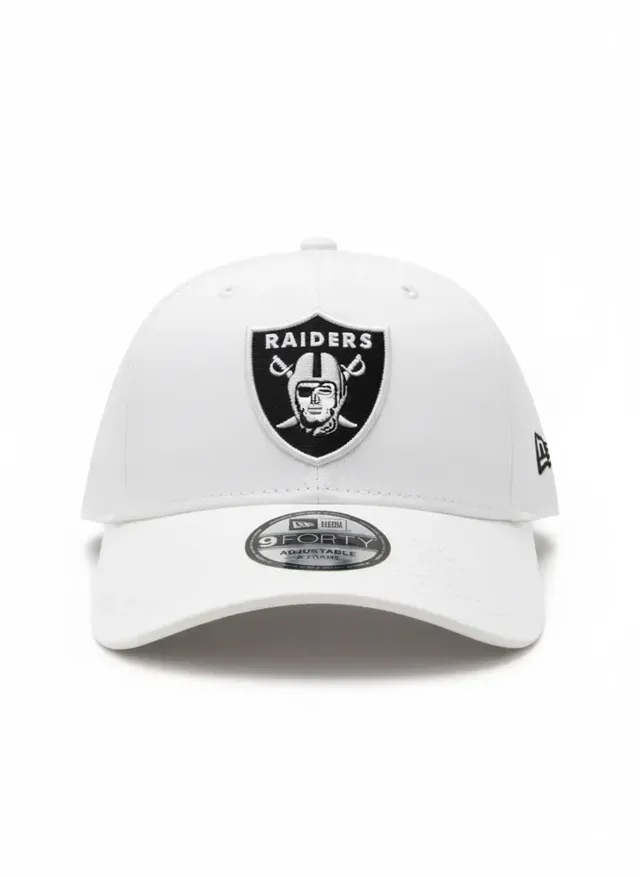 New Era 9FORTY A-Frame Las Vegas Raiders Adjustable Cap - Off-White, photo 2
