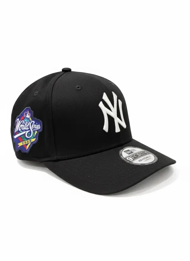 New Era 9FORTY A-Frame NY Yankees World Series Side Patch Cap - Black, photo 2