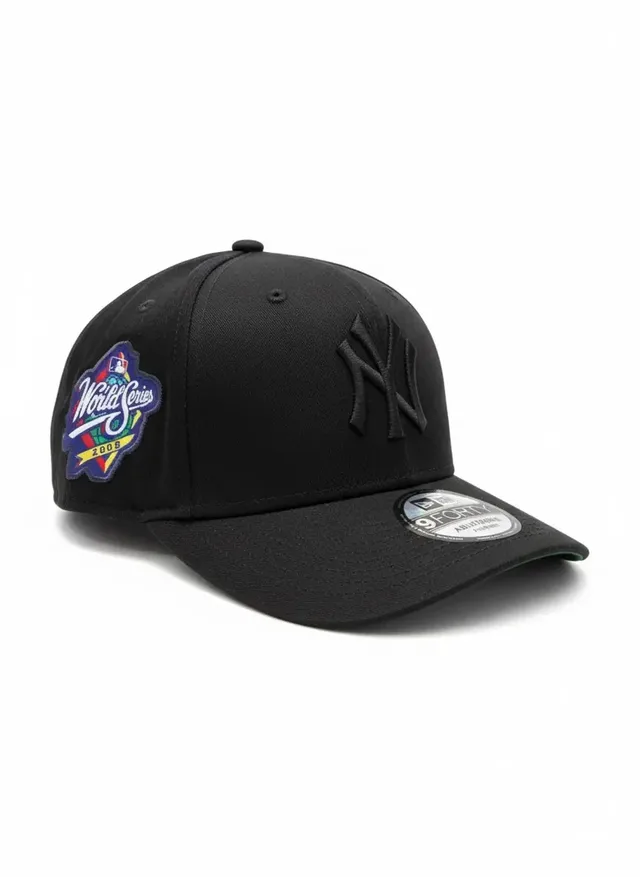 New Era 9FORTY A-Frame NY Yankees World Series Side Patch Cap - Jet Black, photo 2