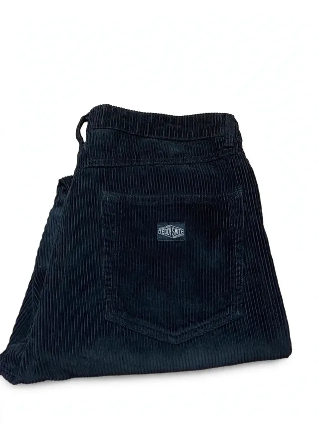 Teddy Smith Men's Corduroy Trousers - Black, photo 2