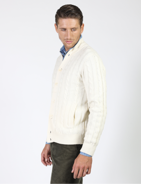 LUIGI FUSARO CARDIGON SWEATER - Image 2