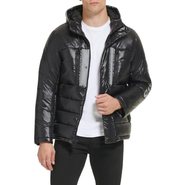 GUESS MID WEIGHT PUFFER JACKET - Image 2