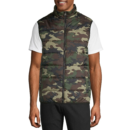 SWISS TECH CAMOUFLAGE SLEEVES LESS PUFFER JACKET