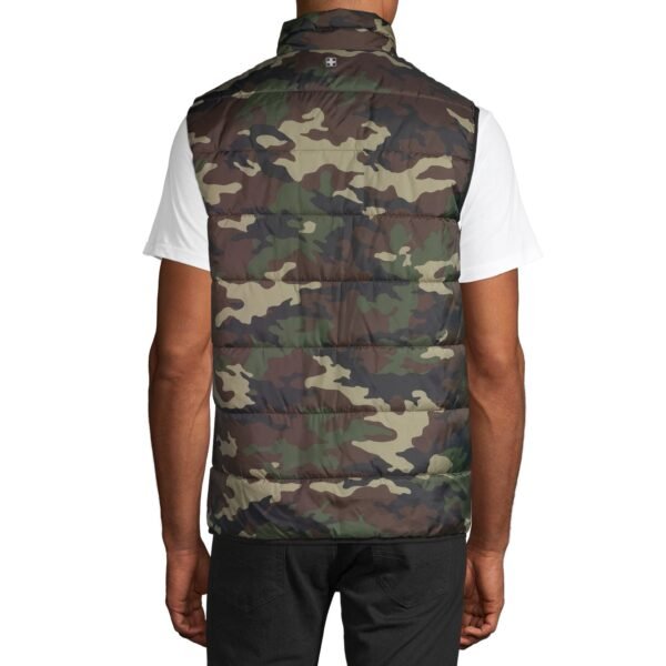 SWISS TECH CAMOUFLAGE SLEEVES LESS PUFFER JACKET - Image 6