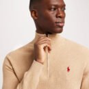 RALPH LAUREN POLO HALF ZIP SWEATER