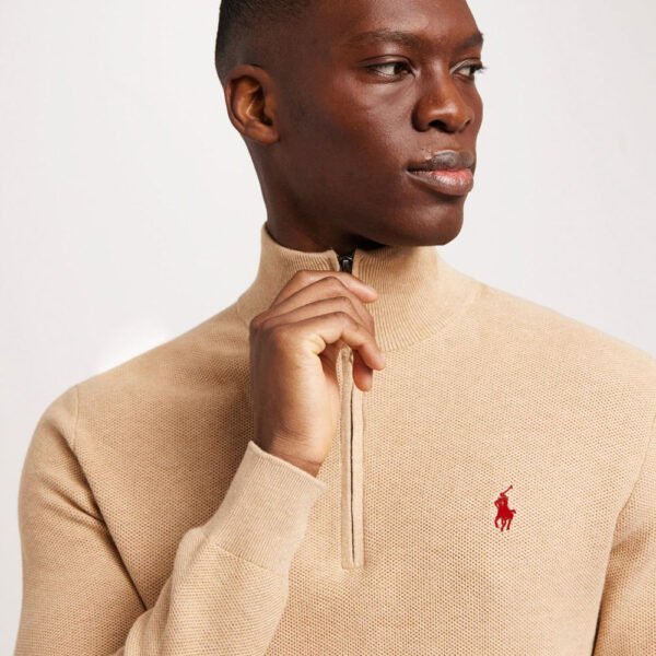 RALPH LAUREN POLO HALF ZIP SWEATER - Image 3