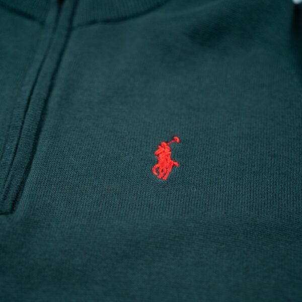 RALPH LAUREN POLO HALF ZIP SWEATER - Image 3