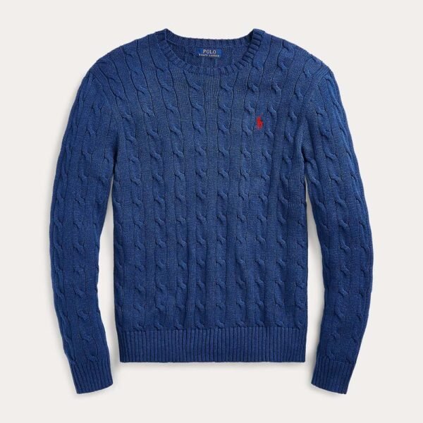 POLO RALPH LAUREN CABLE-KNIT COTTON SWEATER - Image 2