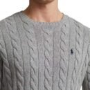 POLO RALPH LAUREN CABLE-KNIT COTTON SWEATER