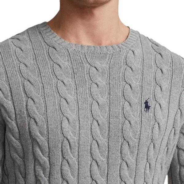 POLO RALPH LAUREN CABLE-KNIT COTTON SWEATER - Image 4