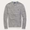 POLO RALPH LAUREN CABLE-KNIT COTTON SWEATER