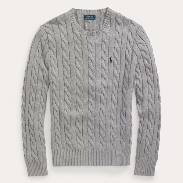 POLO RALPH LAUREN CABLE-KNIT COTTON SWEATER - Image 2