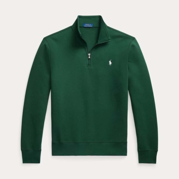 POLO RALPH LAUREN DOUBLE-KNIT QUARTER-ZIP PULLOVER - Image 2