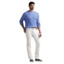 POLO RALPH LAUREN CABLE-KNIT COTTON SWEATER