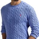 POLO RALPH LAUREN CABLE-KNIT COTTON SWEATER