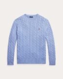 POLO RALPH LAUREN CABLE-KNIT COTTON SWEATER