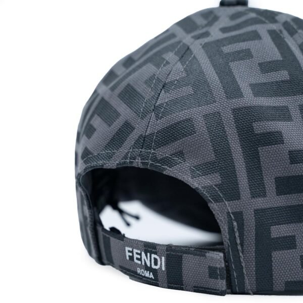 FENDI TIMELESS HAT FF JACQUARD FABRIC BASEBALL CAP - Image 4