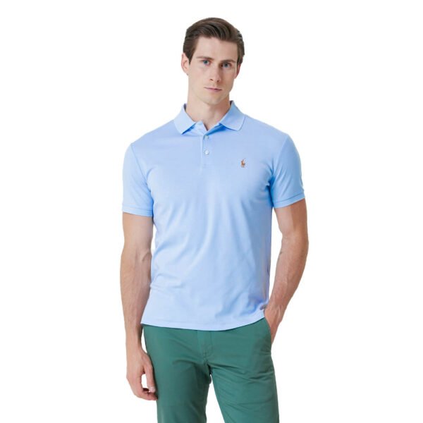 RALPH LAUREN SLIM FIT MESH POLO SHIRT - Image 3