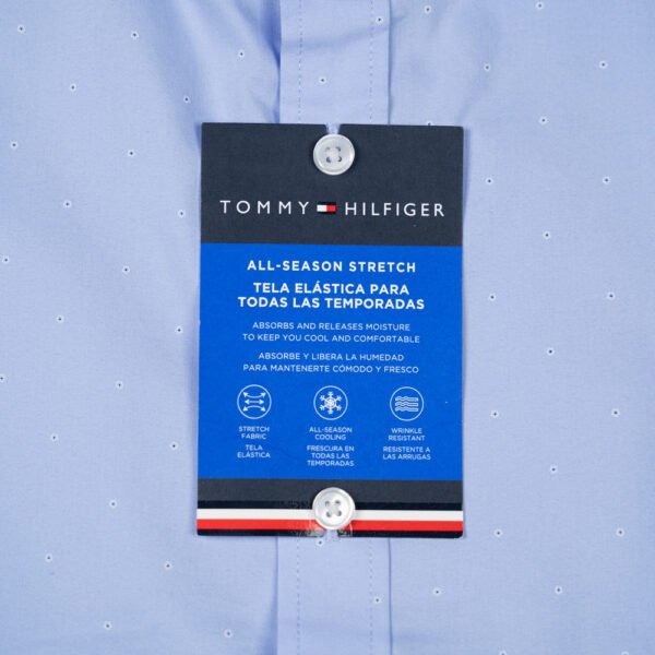 TOMMY HILFIGER SLIM FIT ALL SEASON STRETCH DRESS SHIRT - Image 4