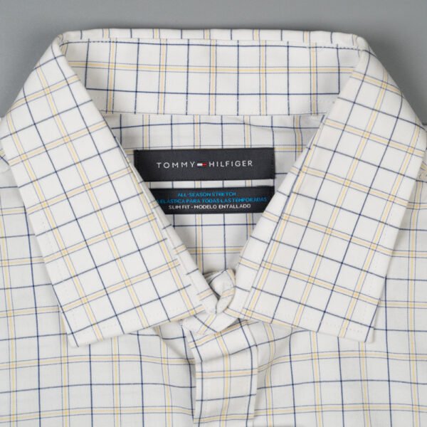 TOMMY HILFIGER SLIM FIT ALL SEASON STRETCH DRESS SHIRT - Image 4