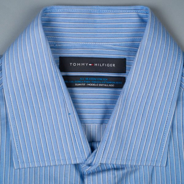 TOMMY HILFIGER SLIM FIT ALL SEASON STRETCH DRESS SHIRT - Image 3